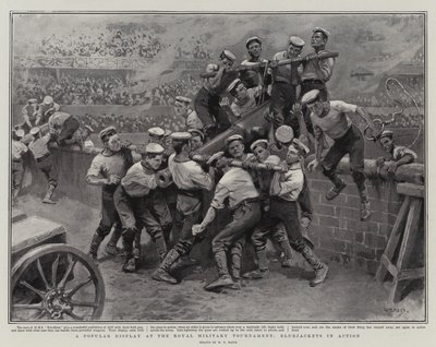 A Popular Display at the Royal Military Tournament, Bluejackets in Action by William T. Maud